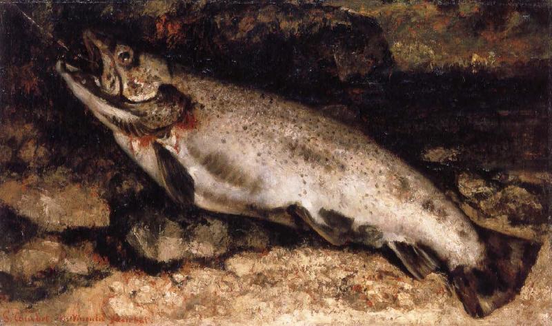 Gustave Courbet The Trout oil painting image